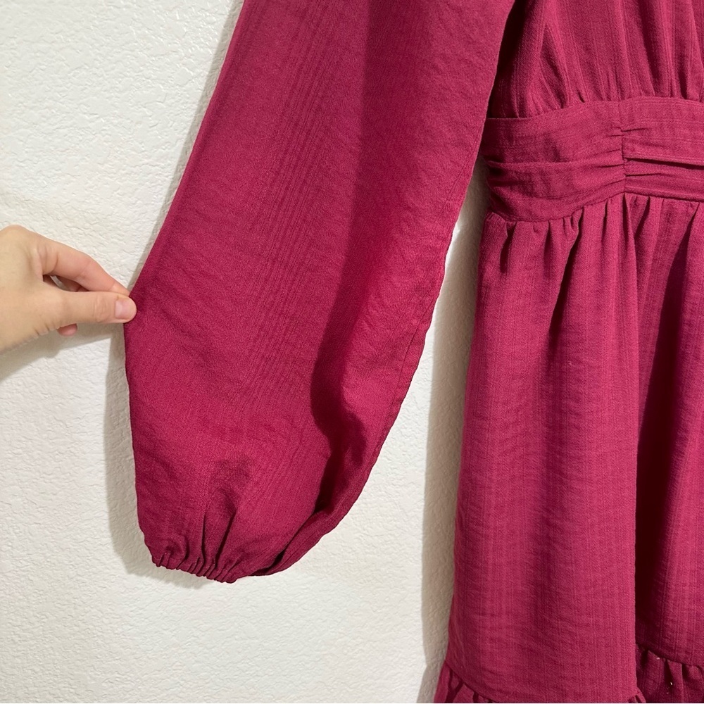 Tularosa Jordan Dress in Magenta Small - Picture 4 of 6